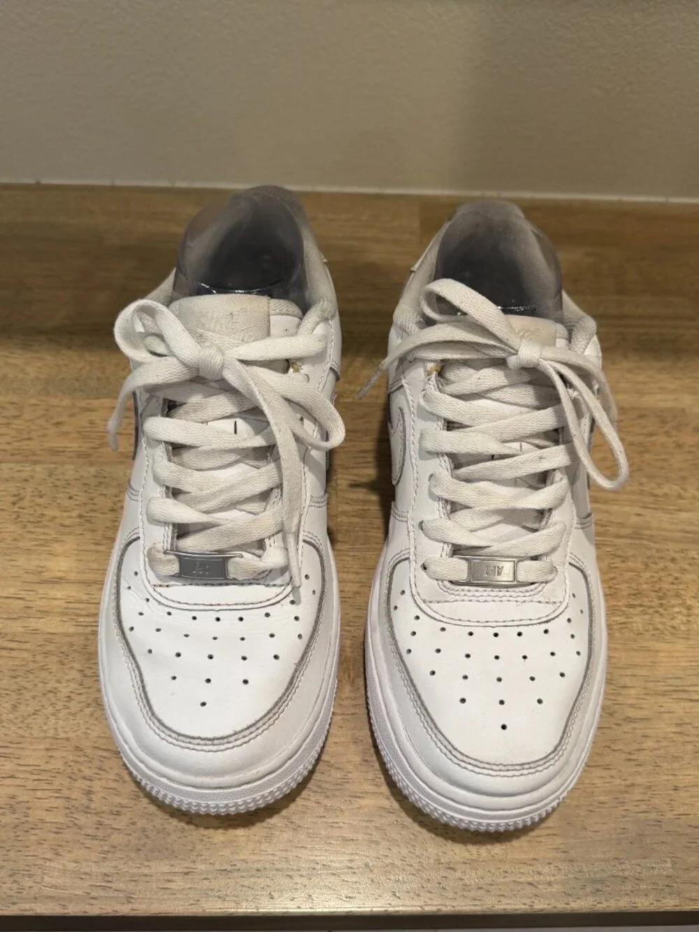 Nike Air Force 1 Low White GS Sneakers Size 5.5Y / W7